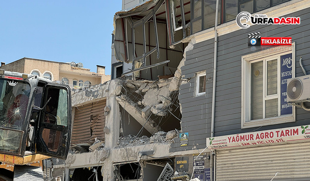 Şanlıurfa’da Bilindik Yıkım Manzaraları: Yine Sağlam Binanın Üzerine Yıktılar