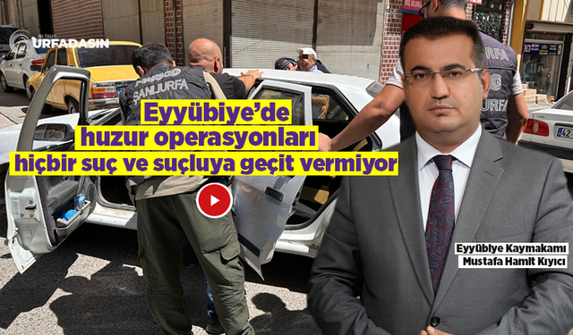 Eyyübiye İlçesinde Emniyetin 1 Aylık Asayiş Bilançosu Açıklandı