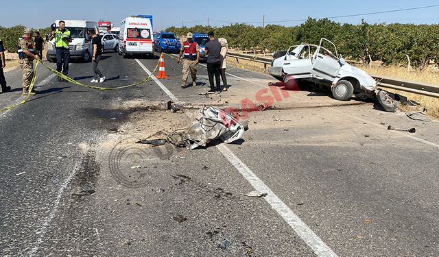 Birecik-Suruç Yolunda Tırla Otomobil Çarpıştı: 1 Ölü