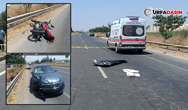 Şanlıurfa'da Otomobille Motosiklet Çarpıştı: 1 Ölü, 1 Yaralı