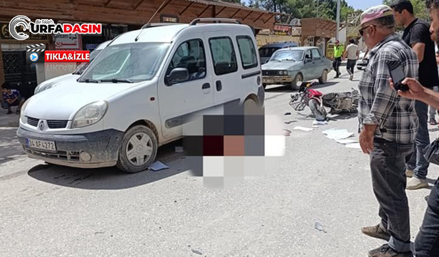 Suruç’ta Aracın Altında Kalan Motosiklet Sürücüsü Ağır Yaralandı