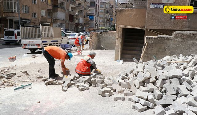 Şanlıurfa’da Üstyapı Çalışmaları Devam Ediyor