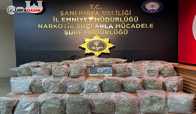 Şanlıurfa Emniyetinden Uyuşturucu Operasyonu: 22 Kilogram Ele Geçirildi