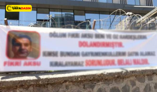 Şanlıurfa'nın Komşu İlinde İlginç Olduğu Kadar Düşündüren Haber