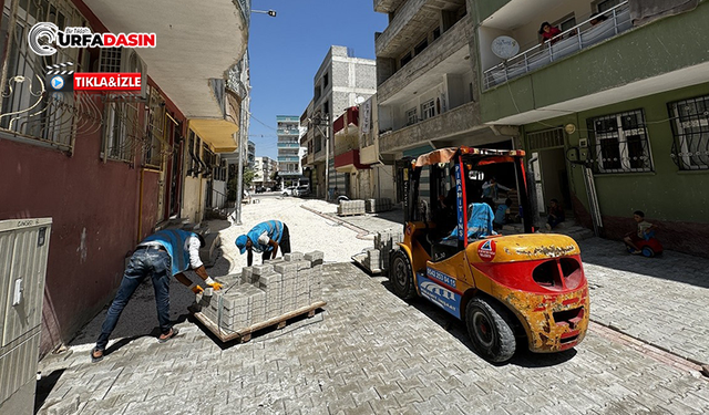 Eyyübiye’de Doğalgaz Ulaşan Sokaklar Yenileniyor