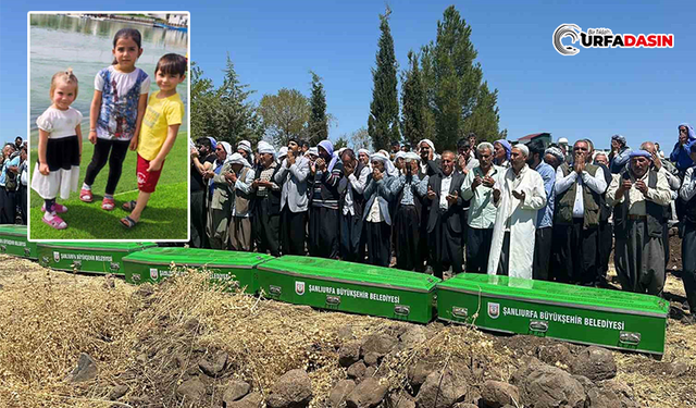 Katliam Gibi Kazada Hayatını Kaybeden 5 Çocuk Yan Yana Toprağa Verildi