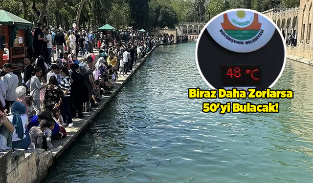 Şanlıurfa'da Hava Sıcaklığı Etkili Oldu