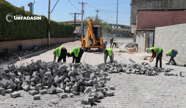 Haliliye'de Üstyapı İyileştirme Çalışması Devam Ediyor