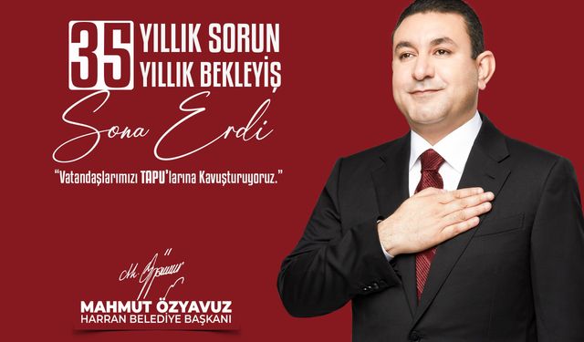 Başkan Özyavuz: İmambakır Mahallemizin 35 Yıllık Tapu Sorununu Çözdük