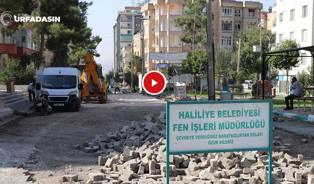 Haliliye'de Deforme Olmuş Yollar Yeniden Onarılıyor