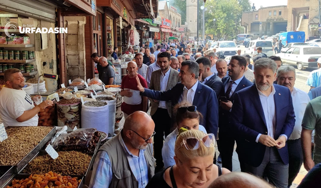 AK Parti Urfa İl Başkanı Günbegi ve Milletvekili Önen Esnaf ve Vatandaşlarla Buluştu