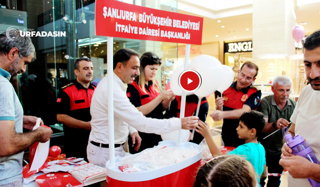 İtfaiye Haftasında Şanlıurfa İtfaiyesinin Stanttı Yoğun İlgi Gördü