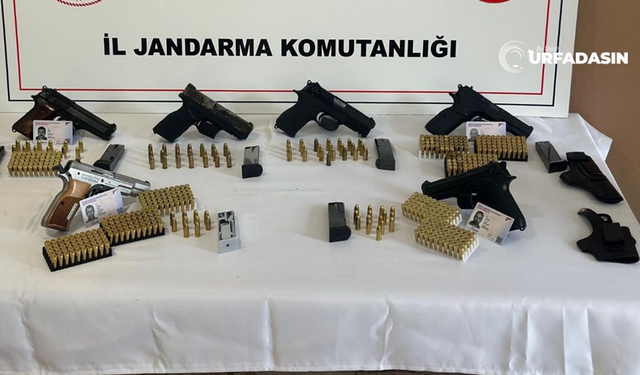 Jandarma Şanlıurfa'da Düğünde Silah Atan 5 Kişiyi Yakaladı