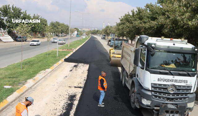 Urfa Mevlana Caddesi İki Şerit Olarak Trafiğe Açılıyor