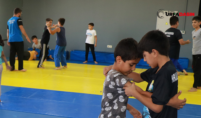 Urfa’da Miniklere Judo Kursu Verilmeye Başlandı