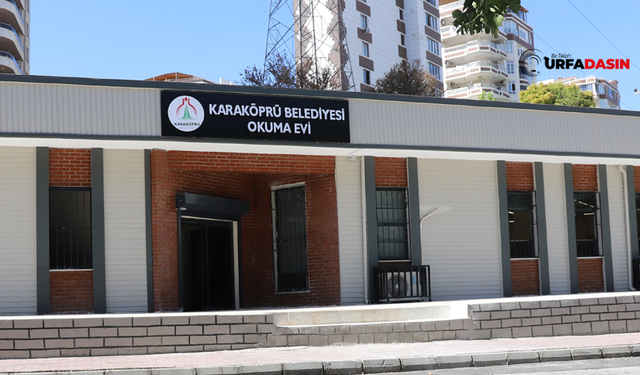 Karaköprü Karşıyaka’da Okuma Evi Açılışa Hazır