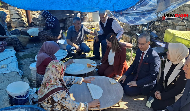 Şanlıurfa Milletvekili Dusak,Pazaryeri'nin Hamarat Kadınlarını Takdir Etti