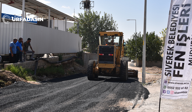 Siverek’te Üstyapı Onarım Çalışmaları Devam Ediyor