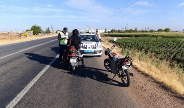 Viranşehir’de Sürücülere Ceza Yağdı, Motosikletler Trafikten Men Edildi