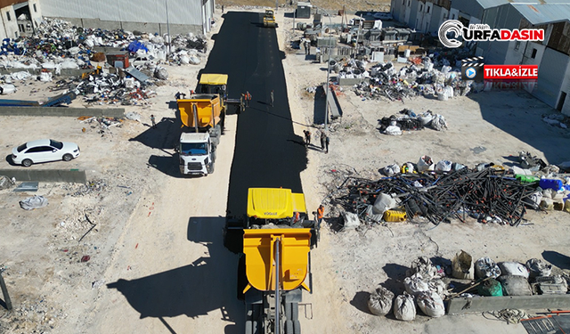 Şanlıurfa'da Asfalt Çalışmaları Aralıksız Devam Ediyor