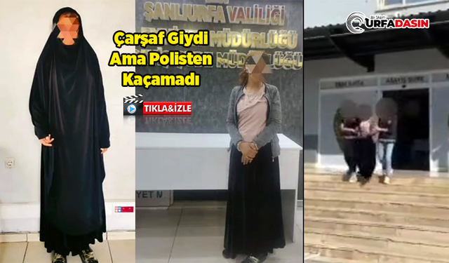 Kara Çarşaf Giyerek 4 Evden Hırsızlık Yaptı, Dosyası Kabarık Çıktı