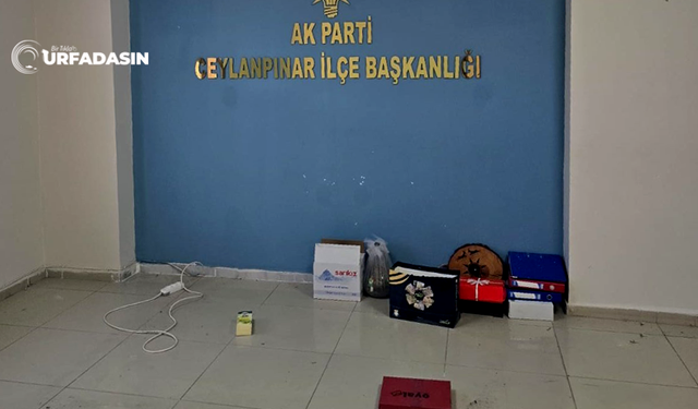 AK Parti'nin Ceylanpınar'daki Resmidir !