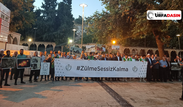 Urfa Gazzedeki Zulme Sessiz Kalmıyor ! Bu Kez Sabah Namazında Zulüm Lanetlendi