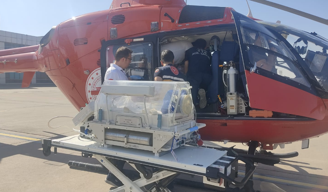 Şanlıurfa'dan Konya'ya Ambulans Helikopterle Sevk Edildi