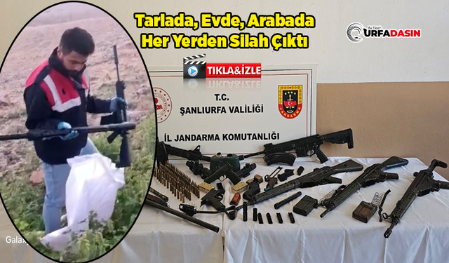 Şanlıurfa’da Cephanelik Gibi Silah ve Mühimmat Ele Geçirildi: 4 Gözaltı