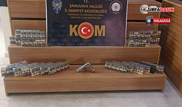 Şanlıurfa'da Binlerce Paket Sigara ve Makaron Ele Geçirildi: 9 Gözaltı