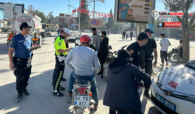 Şanlıurfa’da Motosiklet Sürücülerinin Kask Takmadan Trafiğe Çıkmasına Müsaade Edilmeyecek