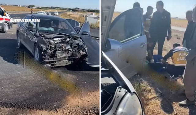 Suruç Mürşitpınar Yolunda Trafik Kazası:2 Yaralı