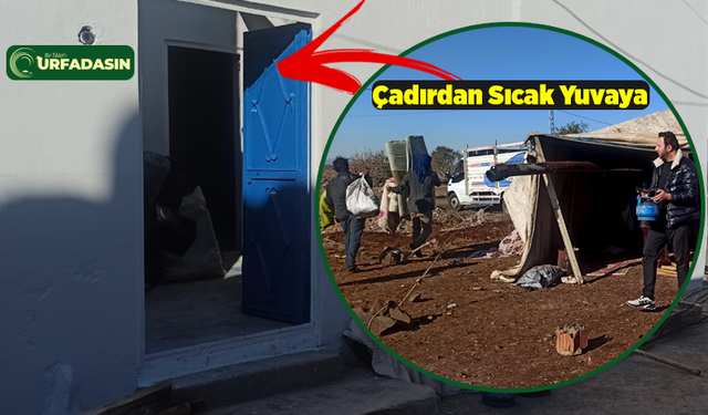 Siverek Kaymakamlığı Sahip Çıktı;Soğuk Çadırdan Sıcak Yuvaya Kavuştu