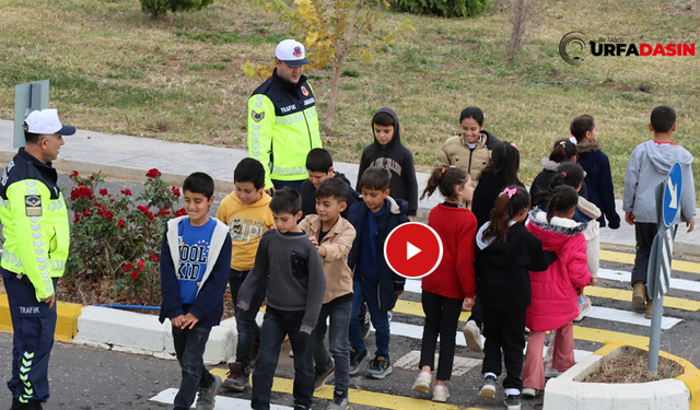 Şanlıurfalı Çocuklar Trafik Kurallarını Trafik Eğitim Parkı’nda Eğlenerek Öğreniyor