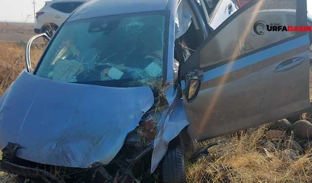 Şanlıurfa’da Trafik Kazası; Sürücüyle Birlikte 3 Kişi Yaralandı