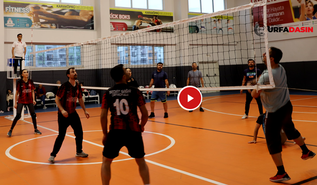 Karaköprü'de  Öğretmenler Arası Voleybol Turnuvası Başladı