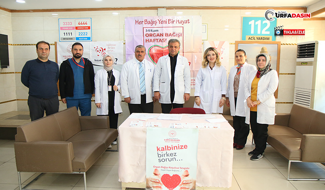 Şanlıurfa’da Organ Bağışı Farkındalık Çalışması Başlatıldı