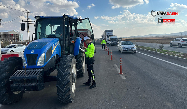 Urfa’nın Kara Yollarında Denetimler Devam Ediyor: 105 Sürücüye Ceza