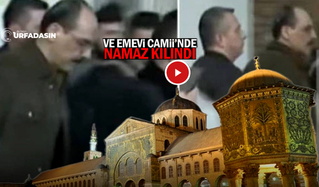 İbrahim Kalın Emevi Camii'nde Namaz Kıldı