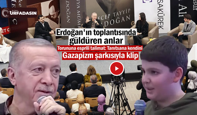 Erdoğan'ın Gaziantep'te Gençlik Buluşmasında Neşeli Anlar