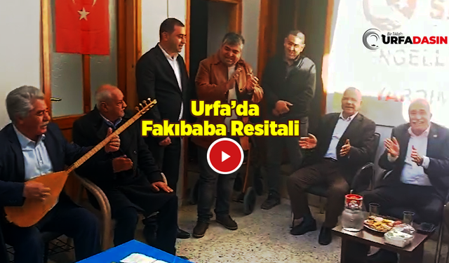 Fakıbaba'ya Şanlıurfa'da Sazlı Sözlü Ağırlama