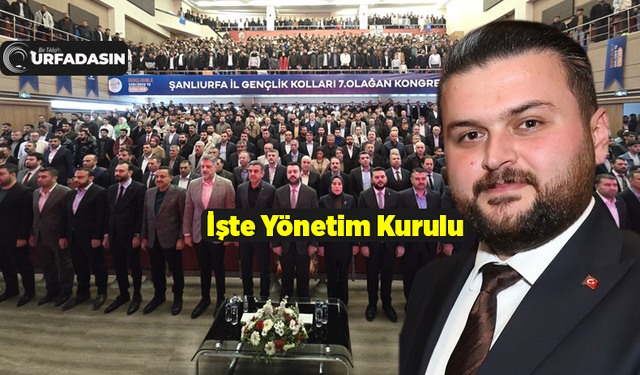 AK Parti 7. Olağan Şanlıurfa İl Gençlik Kolları Kongresi Coşkuyla Gerçekleşti