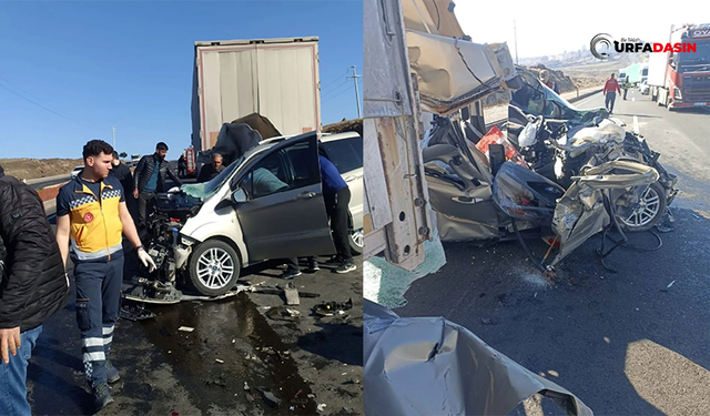 Şanlıurfa'da Trafik Kazası: 1 Ölü, 1 Yaralı