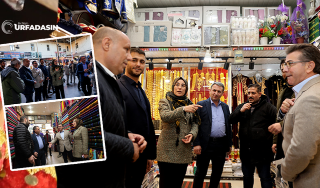 Yazmacı,Siverek Cumhuriyet Caddesi ve Sipahi Pazarı Esnafını Ziyaret Etti