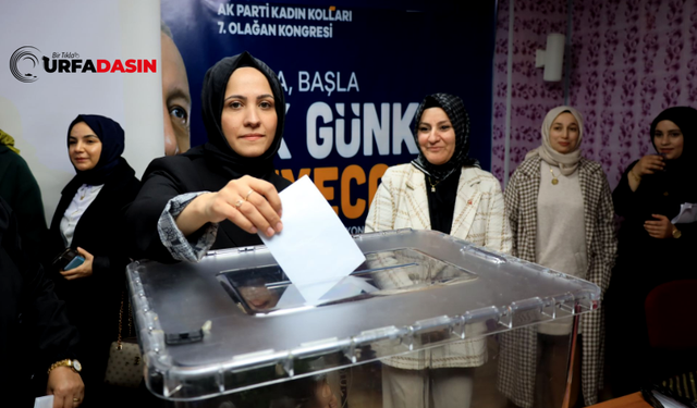 Şanlıurfa'da, AK Parti'nin İlçe Kadın Kollarında Kongre Heyecanı Yaşanıyor