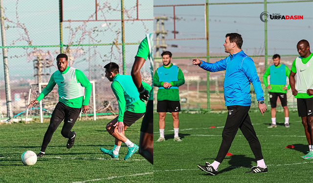 Şanlıurfaspor, Cihat Arslan Yönetiminde İlk Antrenmanını Yaptı