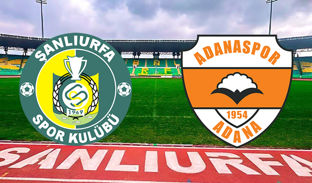 Şanlıurfaspor, Bugün Hafta İçi Maçında Adanaspor İle Karşılaşacak