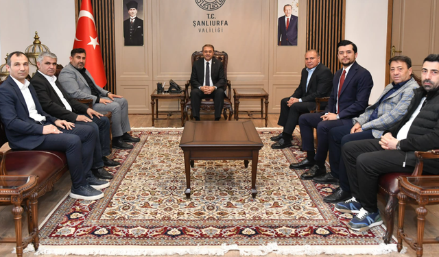 Şanlıurfaspor'dan Vali Hasan Şıldak'a Ziyaret