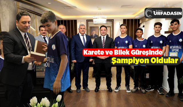 Haliliye Kaymakamı Şahin'den Şampiyonlara En Anlamlı Hediye