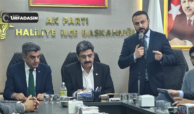 AK Parti Teşkilat Başkan Yardımcısı Hakan Aksu Şanlıurfa'da